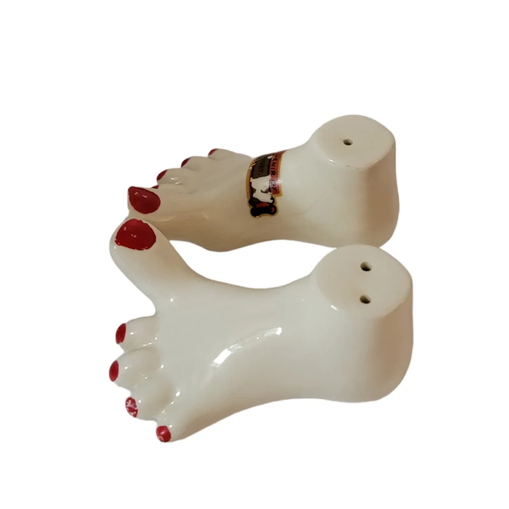 Vintage Feet Salt and Pepper Shaker Set